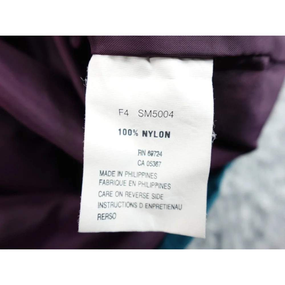 Vintage Columbia Windbreaker Jacket Mens L Teal Purple‎ Vintage 90s Colorblock